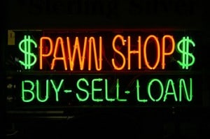 Neon Sign Series "pawn shop buy-sell-loan"